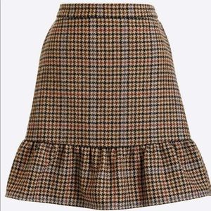 JCrew Mercantile Houndstooth Skirt